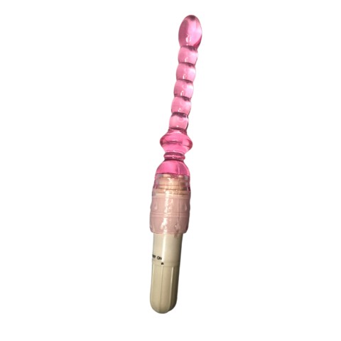 Анальный гелевый вибратор (розовый)