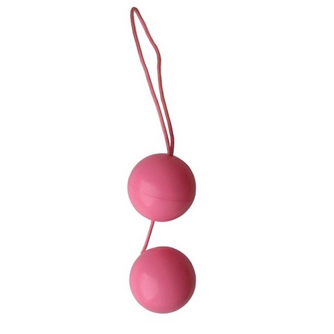 Шарики вагинальные BALLS розовые D 35 мм, вес 50 г