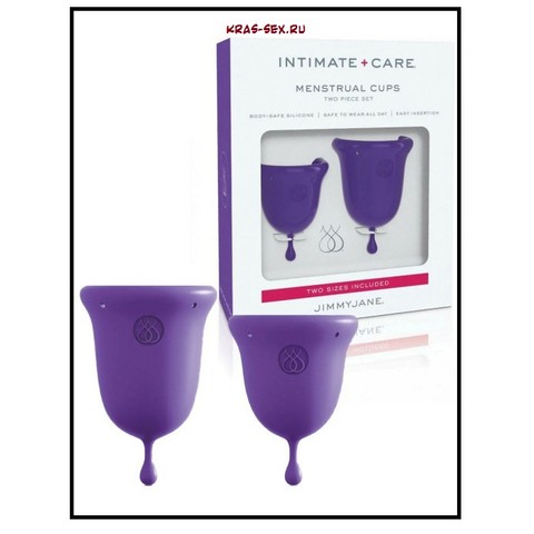 Менструальные чаши Jimmyjane Intimate Care Menstrual Cups (США)
