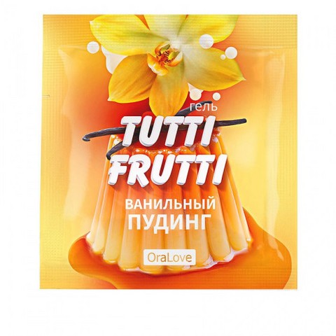 Интимный гель TUTTI-FRUTTI ванильный пудинг 4 г