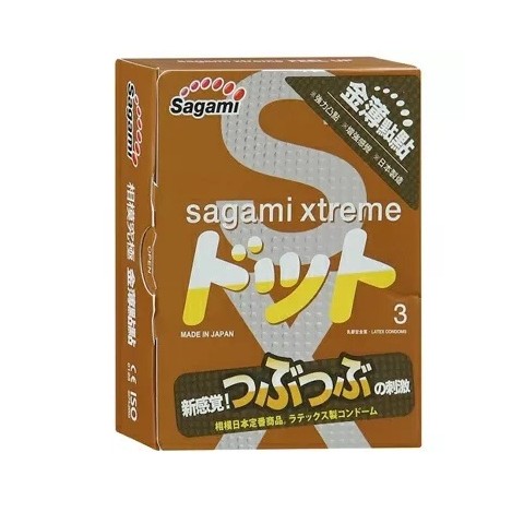 Презервативы Sagami Xtreme Feel UP, усиливающие ощущения 3шт.