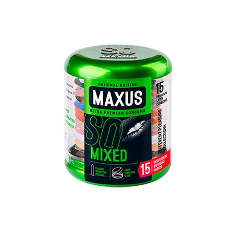 Пр-вы Maxus, набор, латекс, железный кейс, 18 см, 5,3 см, 15 шт.