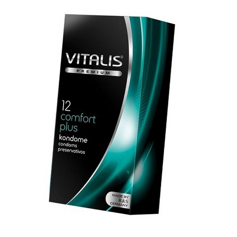 Презервативы Vitalis, premium анатомичные, 5,3 см, 12 шт.