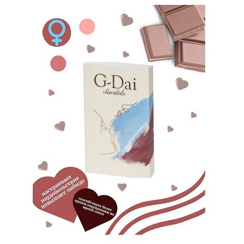 Возбуждающий шоколад для мужчин и женщин iMix G-Dai 10 гр